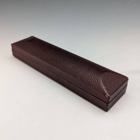 British Vintage Yard O Red Rolled Gold Round Axis Propulsion Pencil in Case